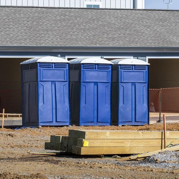 Heavy-duty construction site porta potty in Amarillo, Texas