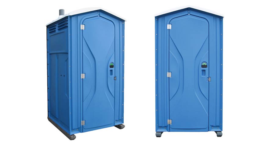 Long-term porta potty units on site in Amarillo, Texas